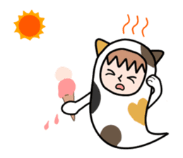 Guardian angel cat MIKE 2 sticker #4305263