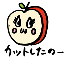princess apple sticker #4306122
