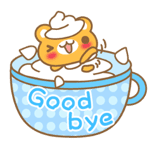 Teacup bear talk ver2(English greeting ) sticker #4306523