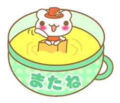 Teacup bear talk ver2(English greeting ) sticker #4306528