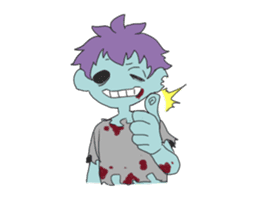 zombi sticker #4307109