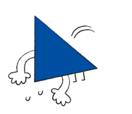 Triangle boy sticker #4307553