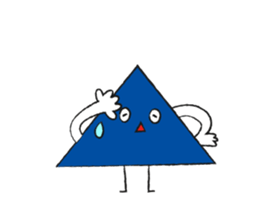 Triangle boy sticker #4307573