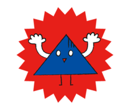 Triangle boy sticker #4307578