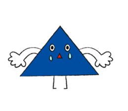 Triangle boy sticker #4307581
