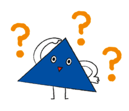 Triangle boy sticker #4307583