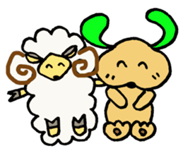 Dear friends of the world sticker #4307813