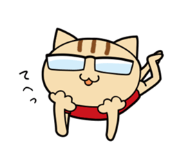 Burning baseball cats sticker #4308302