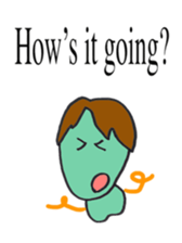 Daily conversation of Kokeshi sticker #4308823