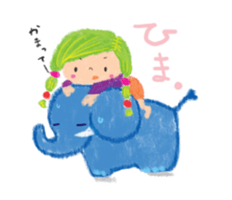 crayon friend sticker #4308914