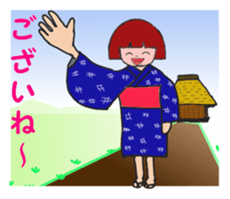 IWATE-WARASHICO&KAPPARO in Japan sticker #4309120