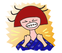 IWATE-WARASHICO&KAPPARO in Japan sticker #4309124