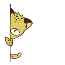 Curious leopard sticker #4309750