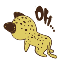 Curious leopard sticker #4309755