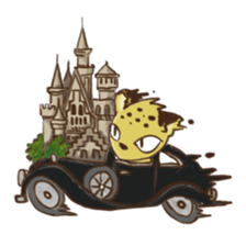 Curious leopard sticker #4309760