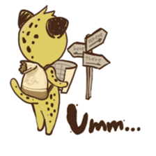 Curious leopard sticker #4309770