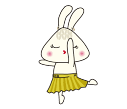 Knitting Rabbit sticker #4310031