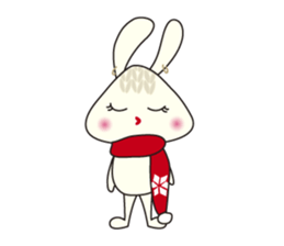 Knitting Rabbit sticker #4310032