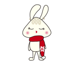 Knitting Rabbit sticker #4310032