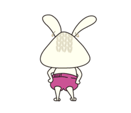 Knitting Rabbit sticker #4310039