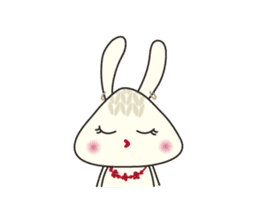 Knitting Rabbit sticker #4310043