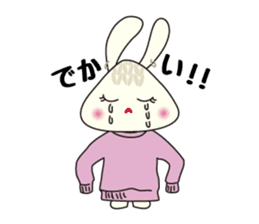 Knitting Rabbit sticker #4310045