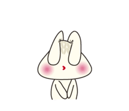 Knitting Rabbit sticker #4310046