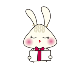 Knitting Rabbit sticker #4310047