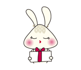 Knitting Rabbit sticker #4310047