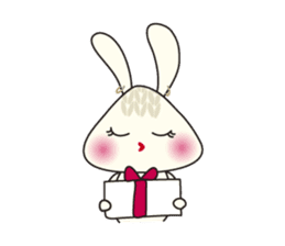 Knitting Rabbit sticker #4310047
