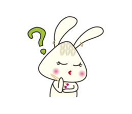 Knitting Rabbit sticker #4310052