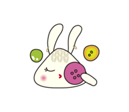 Knitting Rabbit sticker #4310059