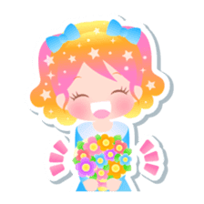 Kirakira kawaii Girls sticker #4310124