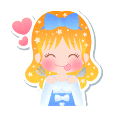 Kirakira kawaii Girls sticker #4310135