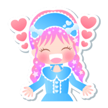 Kirakira kawaii Girls sticker #4310138