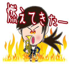 Wind & instruments love sticker #4310358