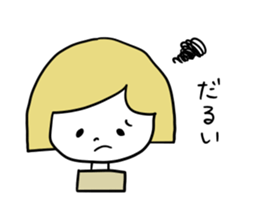 Anemia women sticker #4310385