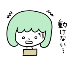 Anemia women sticker #4310386