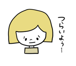 Anemia women sticker #4310413