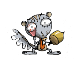 ELEGANT KIIMO Squirrel 2 sticker #4310710