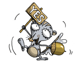 ELEGANT KIIMO Squirrel 2 sticker #4310720