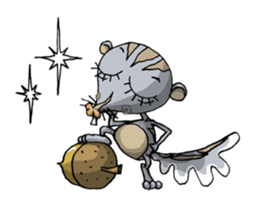 ELEGANT KIIMO Squirrel 2 sticker #4310740