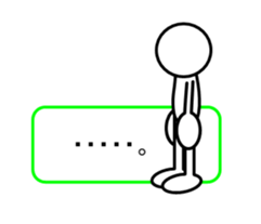 Sticker of stick figures sticker #4311016