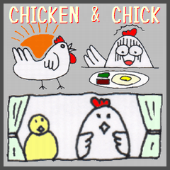 Playful Pretty CHICKEN & CHICK