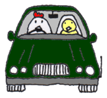 Playful Pretty CHICKEN & CHICK sticker #4311407