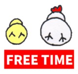 Playful Pretty CHICKEN & CHICK sticker #4311412