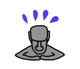 easter island moai sticker #4311788