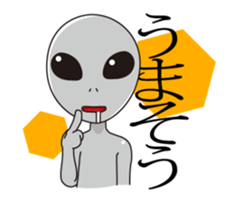 Of alien word  sticker sticker #4311915