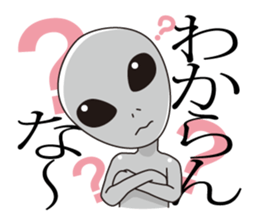 Of alien word  sticker sticker #4311917