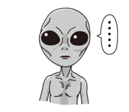 Of alien word  sticker sticker #4311933